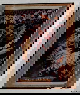 Kodak Transparent 4 X 5 Ringling Bros M'l'l'e Elena Poster: Kodak Transparent 4 X 5 Ringling Bros M'l'l'e Elena Poster. Here is a 4" x 5" Kodak Transparent of a vintage "Barnum's World's Greatest Show M'll'e Elena" poster that can be made into prints with the