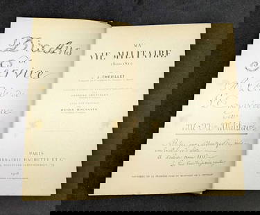 Antique Ma Vie Miliataire j. Chevillet Hardcover French: Antique Ma Vie Miliataire j. Chevillet Hardcover French. Roughly translated from French to "My Military Life" 1800-1810. Published from the original manuscript with a preface by Henry