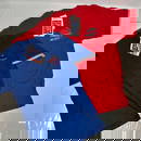 Daytona 500 NASCAR Sport Attack Red and Blue T-Shirt Set