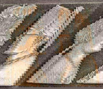 2 Hand Carved Hindu Bali Folk Art Relief Teak Wall Art: 2 Hand Carved Hindu Bali Folk Art Relief Teak Wall Art. Each is approx 4 1/2" x 1/2" x 9" and the total weight is 1.29lb. Please see the images as they are part of the description.