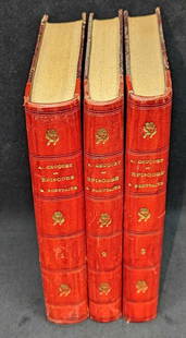 3 Volumes Episodes Et Portraits Hardcover Books: 3 Volumes Episodes Et Portraits Hardcover Books. By Arthur Chuquet and was published by Librairie Ancienne Honore (Paris) in 1910. The lot of three books is approx 4 3/4" x 3 1/4" x 7 1/8" and the tot