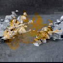 Social Gathering at The Table Bronze Statue Sculpture