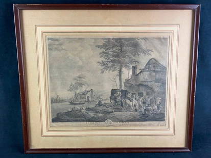 Jean Moyreau 1750 La Diligence Holandoise: Jean Moyreau 1750 La Diligence Holandoise From 1750, La Diligence Holandoise from a series of engravings by Jean Moyreau. An example of this engraving is even found in the collection of the