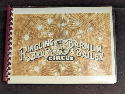 Rare Ringling Bros and Barnum and Bailey Circus Vender Program: Rare Ringling Bros and Barnum and Bailey Circus Vendors Program. . This rare Ringling Bros and Barnum and Bailey Circus program is one vendors would receive. The program is spiral bound containing sev