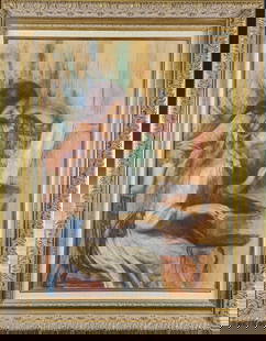 JB Ethan Allen Renoir Girls At Piano Embellished Print: Here is an framed embellished canvas print of Pierre-Auguste Renoir's "Young Girls at the Piano". This was released under Ethan Allen's "Collector Classics" series. Please note, the signature on