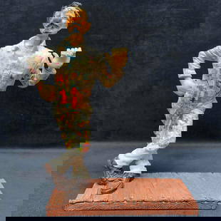 Guillermo Forchino Main Display Plaque Sculpture Figurine Artist Painter Statue Figure R119: Guillermo Forchino Main Display Plaque Sculpture Figurine Painter Statue Comic Art Figure R119. This is a sculpture Main Display Plaque for the comic art of Guillermo Forchino featuring a painter.