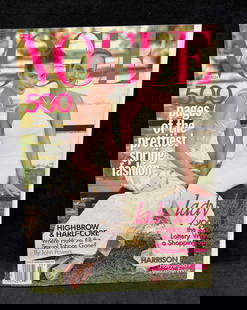 Vintage Vogue March 1997 Shalom Harlow Amber Valletta Kirsty Hume Bruce Weber: This lot contains a Vintage Vogue March 1997 Shalom Harlow Amber Valletta Kirsty Hume Bruce Weber. It is approx 11" x 8 1/4" and it weighs about 2.7lbs. Overall the vintage magazine is in good