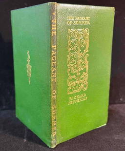 Softcover The Pageant Of Summer Richard Jefferies 1909 Published By Thomas B Mosher: This lot contains a Softcover Edition Of The Pageant Of Summer Richard Jefferies 1909 Published By Thomas B Mosher. It is approx 5 1/2" x 3" and it weighs about 0.1lbs. Overall the book is in good