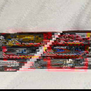 Racing Champions Race Team Transporter Truck Trailer Car Set Lot of Six 6 Die Cast Trucks Cheerios: Racing Champions Race Team Transporter Truck Trailer Car Set Lot of Six 6 Die Cast Trucks Cheerios Skittles. Each collectible is Sealed new featuring six Racing Champions die cast Racing Team Transpor