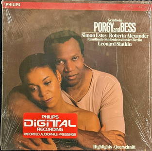 George Gershwin Porgy And Bess LP: George Gershwin Porgy And Bess LP. This was released by Phillips in 1985. The LP is approx 12 3/8" x 12 1/4" and it weighs 0.41lb. The jacket has some shelf-wear and the record is in a good, vintage c