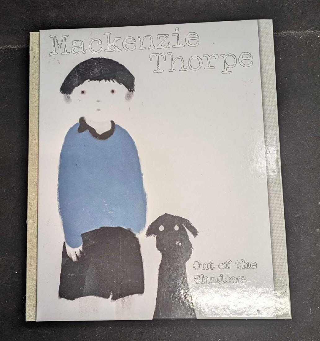 Signed Mackenzie Thorpe Out Of The Shadows Hardcover Book (1 of 7)