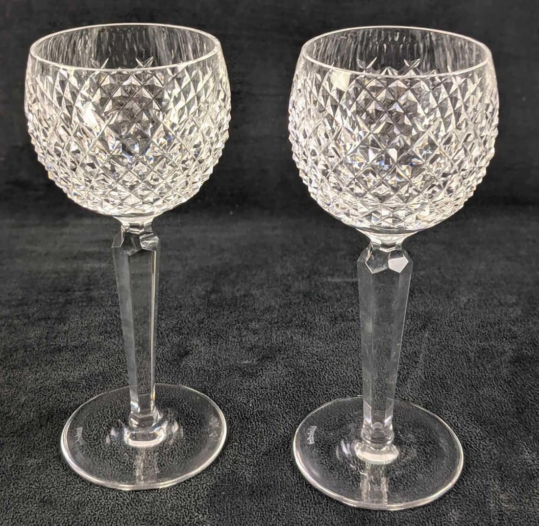 2 Waterford Crystal Alana White Wine Glasses (1 of 8)