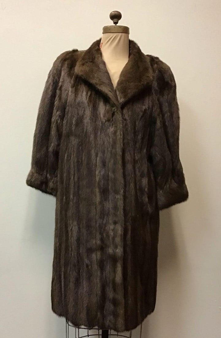 Lunaraine Mink Fur Coat Jacket Vintage Fashion (1 of 8)