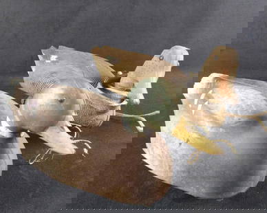 2 Vintage Decoy Ducks Quack Decoy Plasti Duck: Here are two vintage decoy ducks. Perfect for hunting or as decoration. This very ducky lot consists of:  (1) QUACK Decoy. 10th Anniversary Model (1971-1981). This is made of hard plastic and is appro