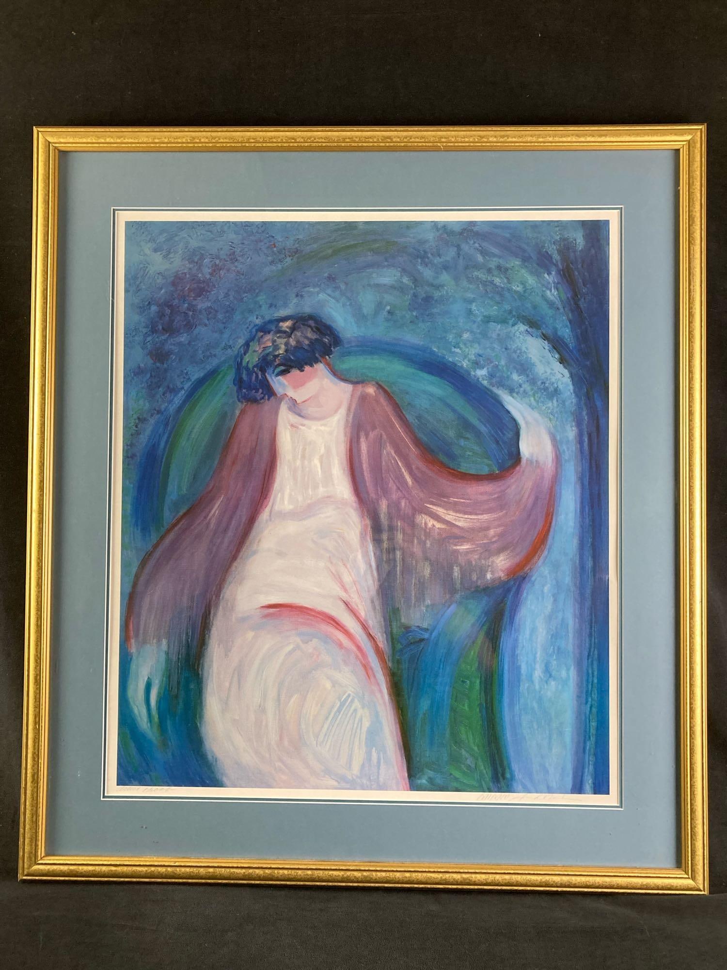 Artist's Proof "Under the Lilac Tree" Print by Barbara Wood (1 of 5)