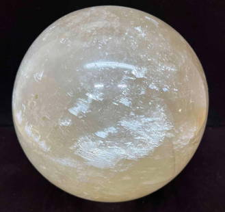 Natural Quartz Sphere (FC#26): This lot contains a Natural Quartz Sphere (FC#26). It is approx 7 1/4" and it weighs about 19.4lbs. Overall the quartz sphere is in good used condition with some light wear from use over time. There a