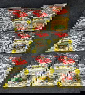 9 NASCAR Racing Champions Die Cast Racing Cars: 9 NASCAR Racing Champions Die Cast Racing Cars. This lot contains:  (1) Racing Champions 1991 Stock Car NASCAR Chad Little Die Cast Car With Collector&#39;s Card and Display Stand. This comes in its o