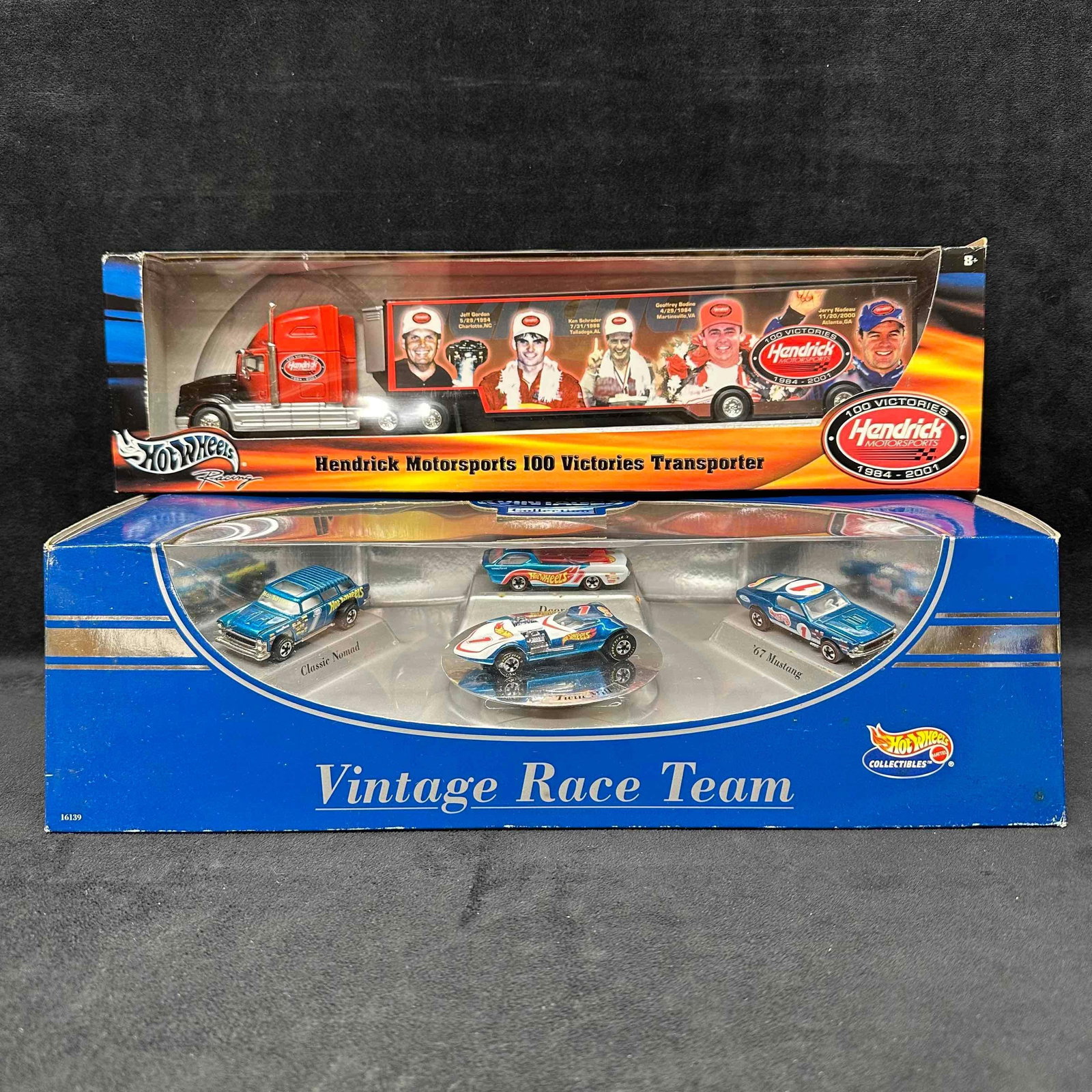 Hot Wheels Vintage Race Team and Hendrick Transporter Collectibles (1 of 6)