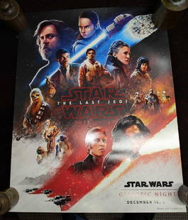 3 Disney Hollywood Studios Star Wars Mini Posters: 3 Disney Hollywood Studios Star Wars Mini Posters. This lot contains:  (1) 30th Anniversary Of Disney&#39;s Hollywood Studios. This is approx 11&#34; x 14&#34;. (1) Star Wars - The Last Jedi Galactic