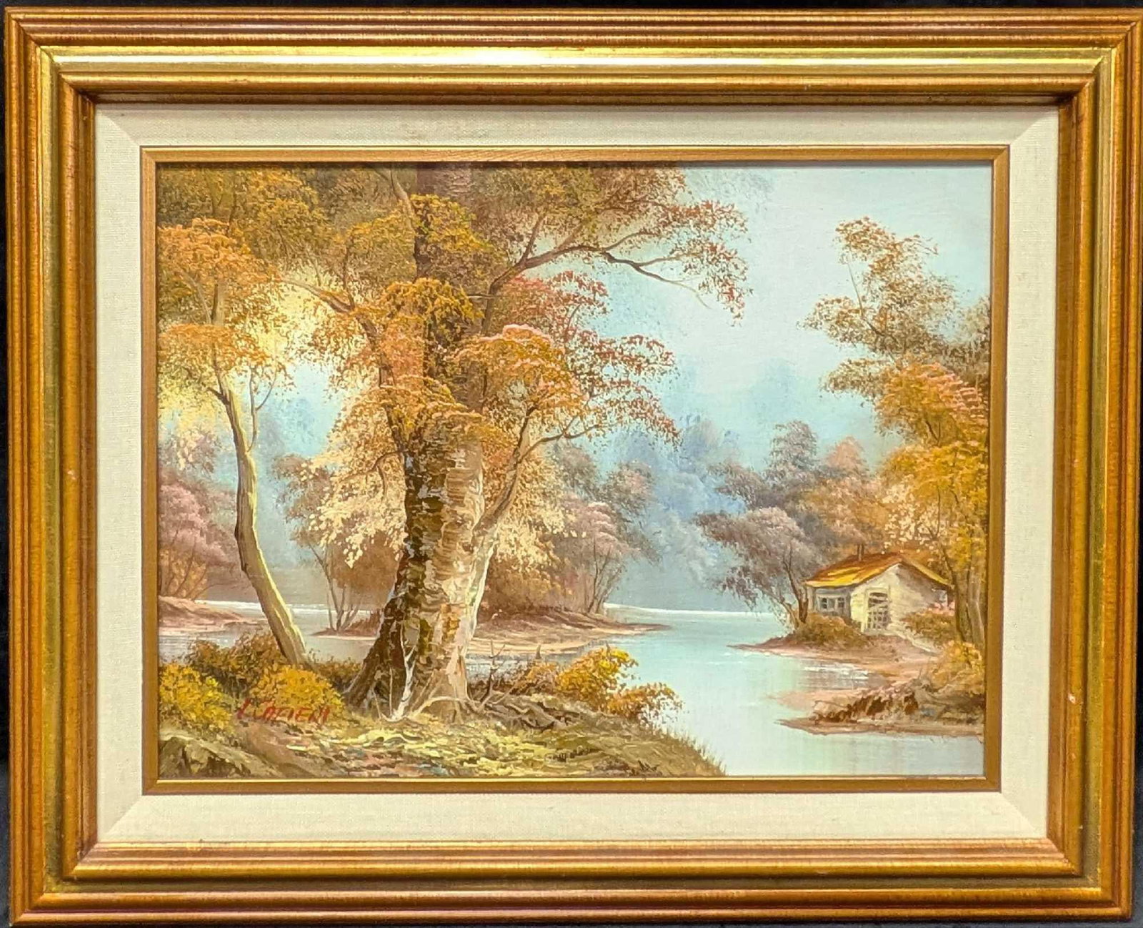 Vintage Irene Cafieri Landscape Oil Painting (1 of 7)