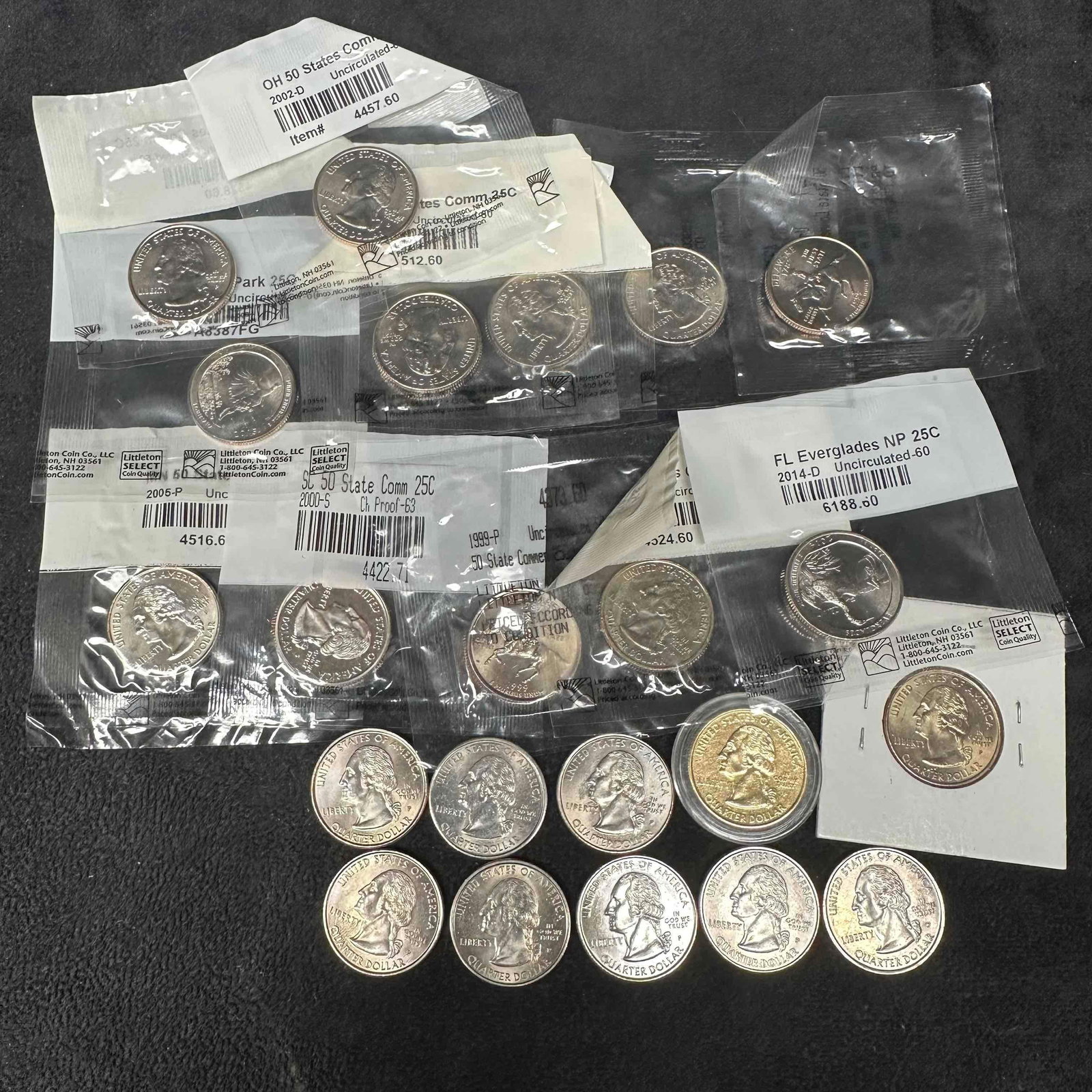 Kennedy Half Dollar Coin Set Uncirculated and Loose Coins Collection (1 of 7)