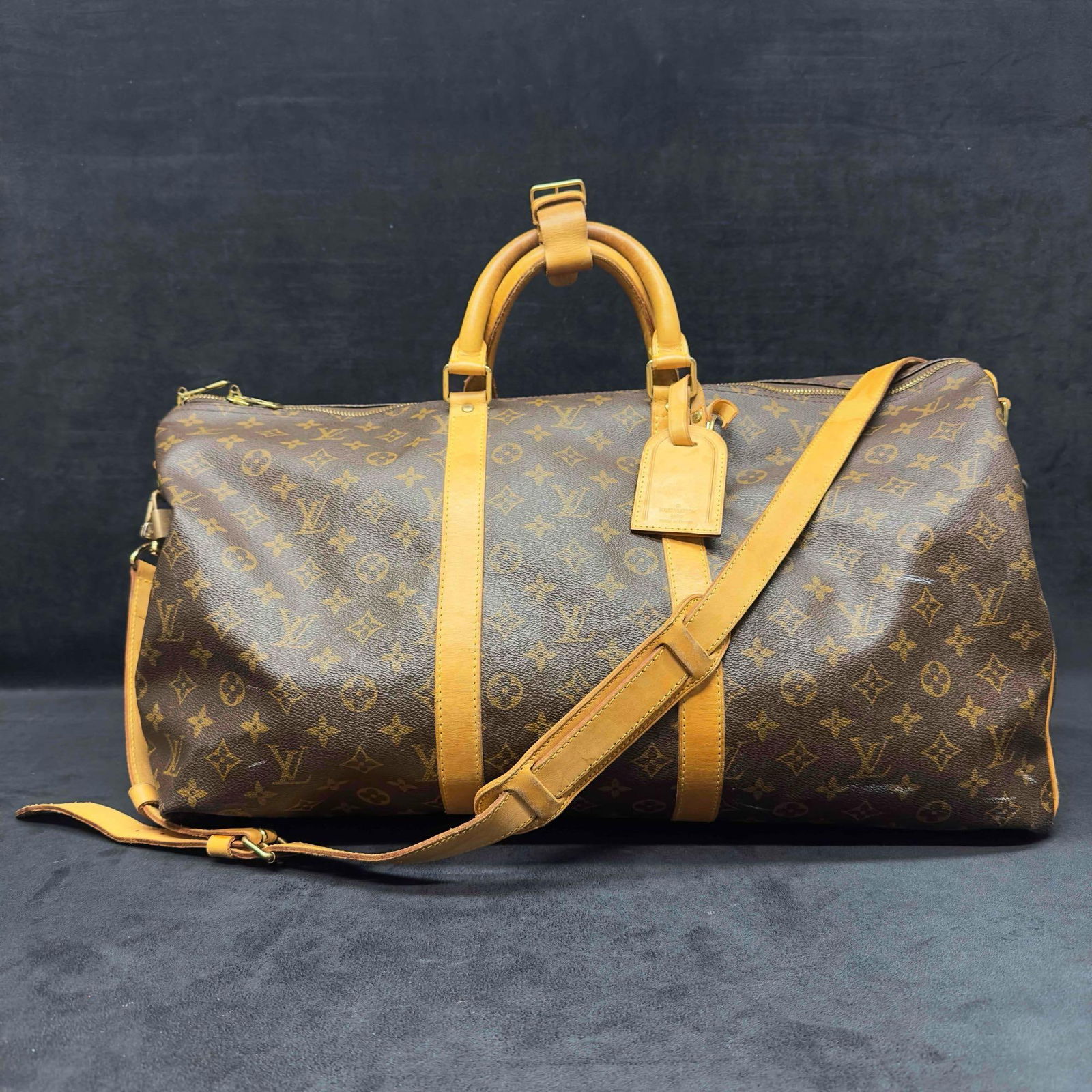 Louis Vuitton Keepall 55 Travel Duffle Bandoulière Bag Luggage (1 of 20)