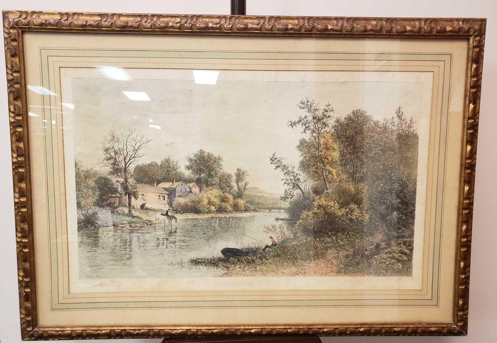 Kruseman Van Elten Summer Morning Handcolored Engraving by Marad Wall-Decor Corp. (1 of 8)