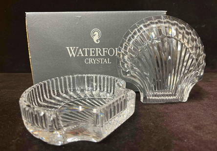Waterford Crystal Shell Box In Original Packaging: This lot contains a Waterford Crystal Shell Box In Original Packaging. Overall the Waterford Crystal is in excellent pre owned condition with no noticeable flaws. The original box has some minor wear