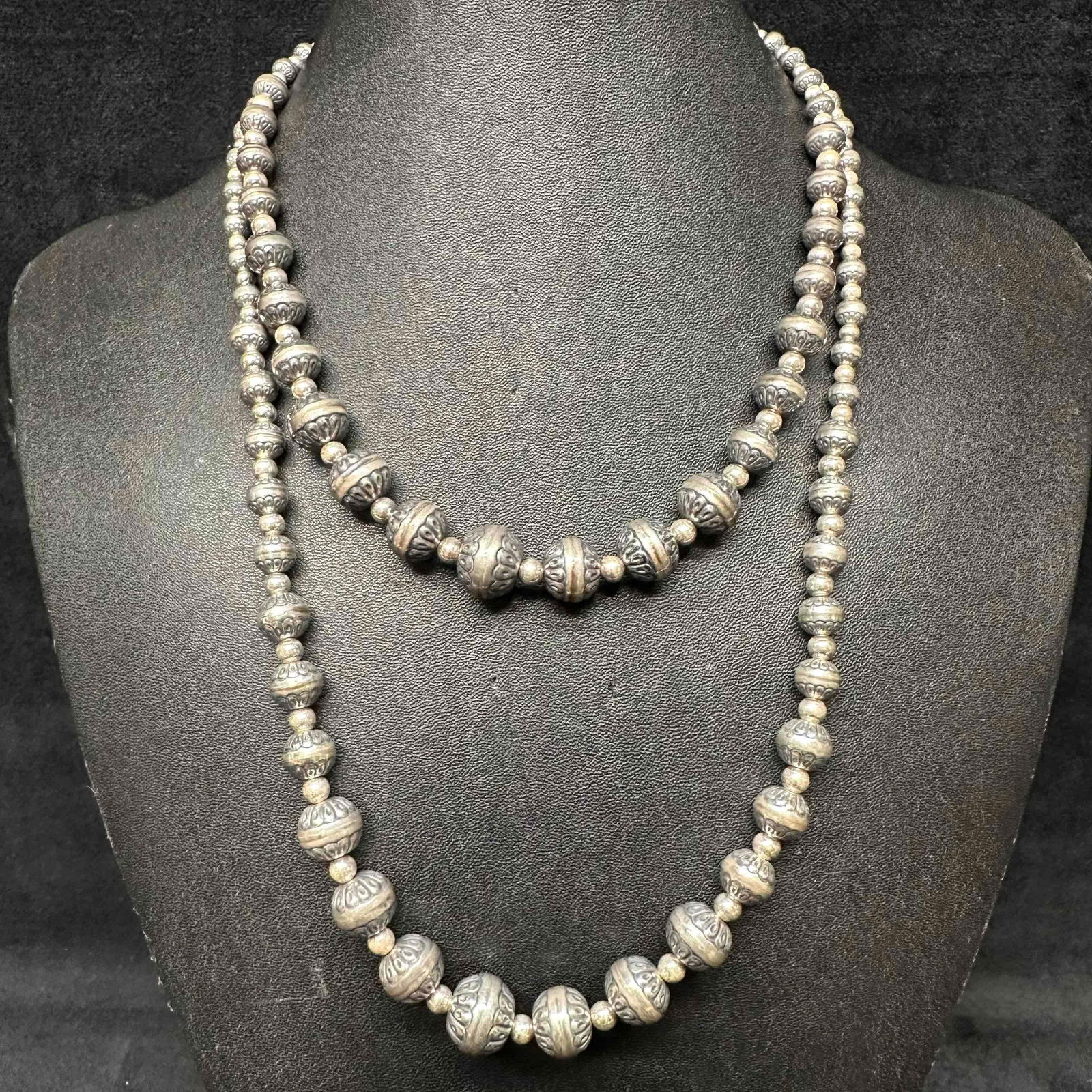 Carolyn Pollack Sincerely Southwest Graduated Bead Sterling Silver Necklace Set (1 of 15)