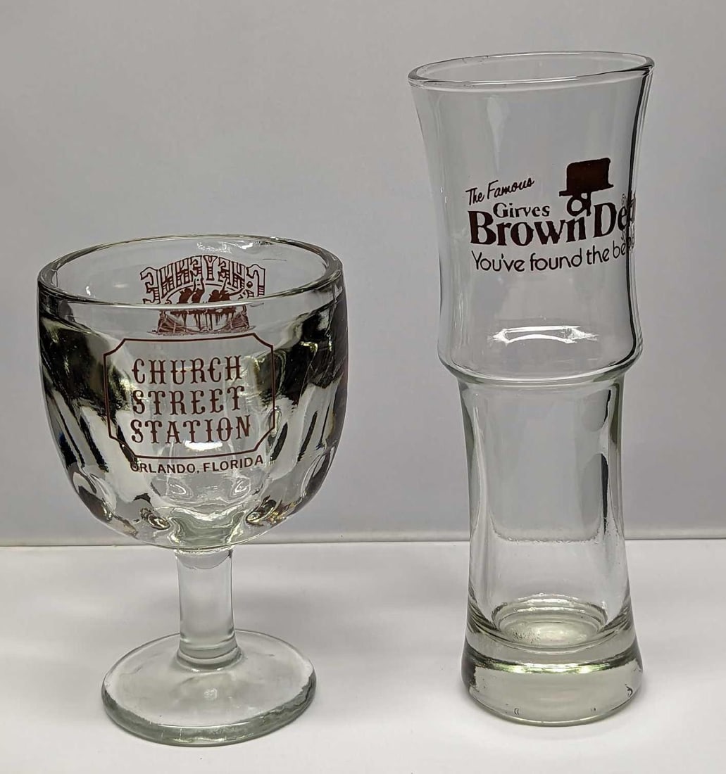 Brown Derby Glass & Church Street Station Goblet (1 of 7)