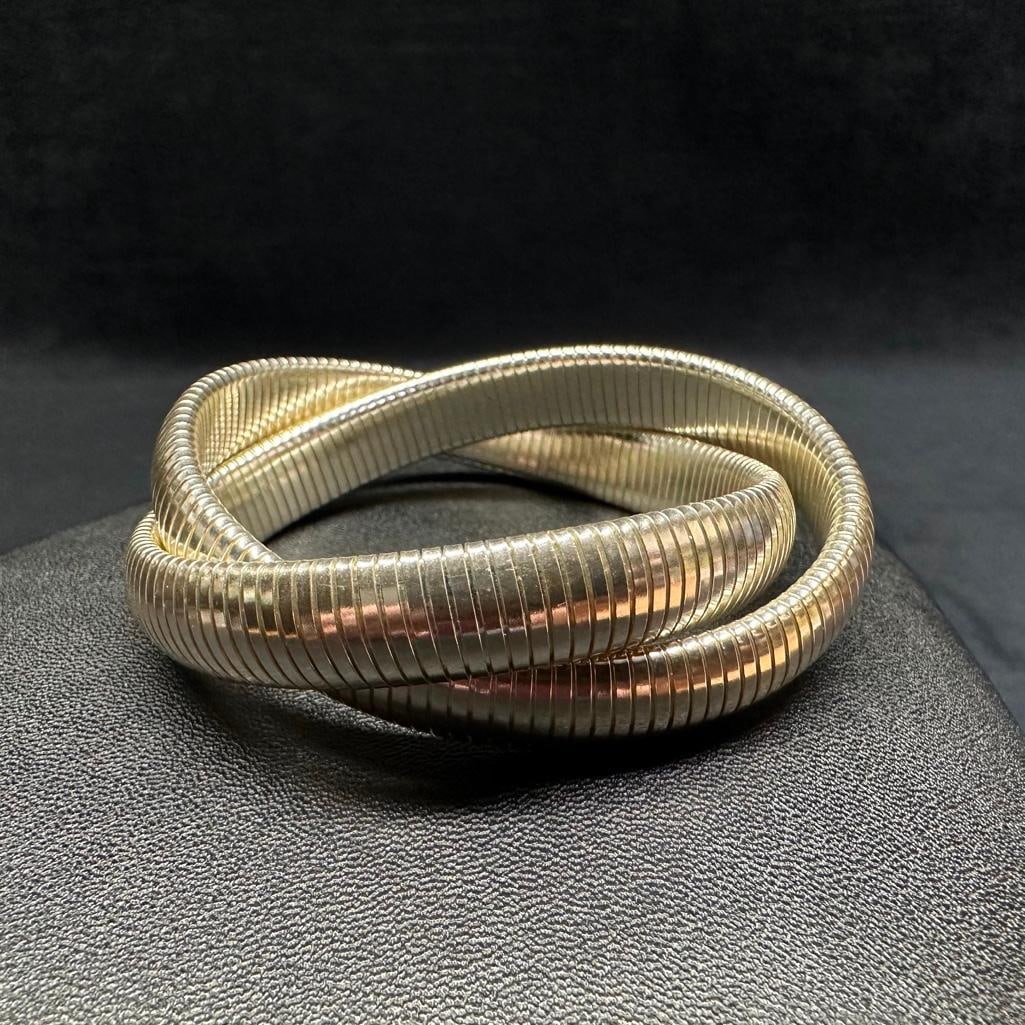 Sterling Flexible Loop Bracelet (1 of 2)