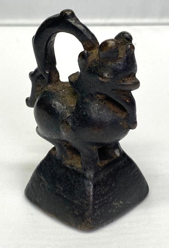 Antique Bronze 20 Tikal Chinthe Opium Weight (1 of 6)