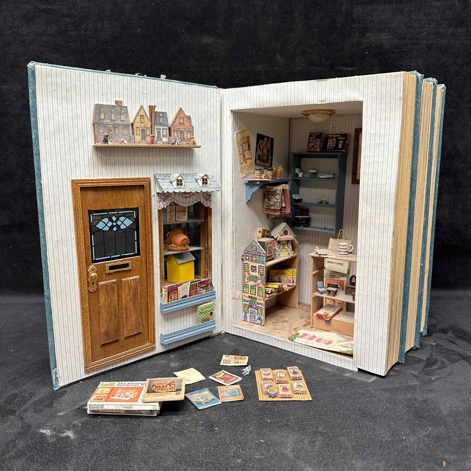 Think Small Miniature Diorama Book Whimsical Fairy Theme Style (1 of 12)