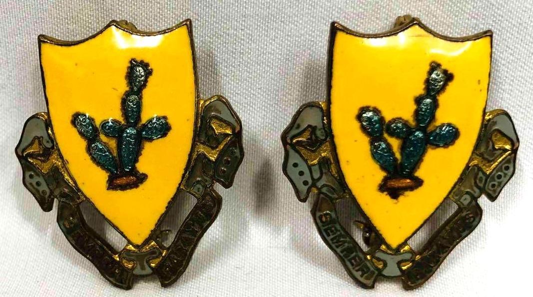 United States Army 12th Cavalry Regiment Unit Crest Pins Semper Paratus (1 of 9)