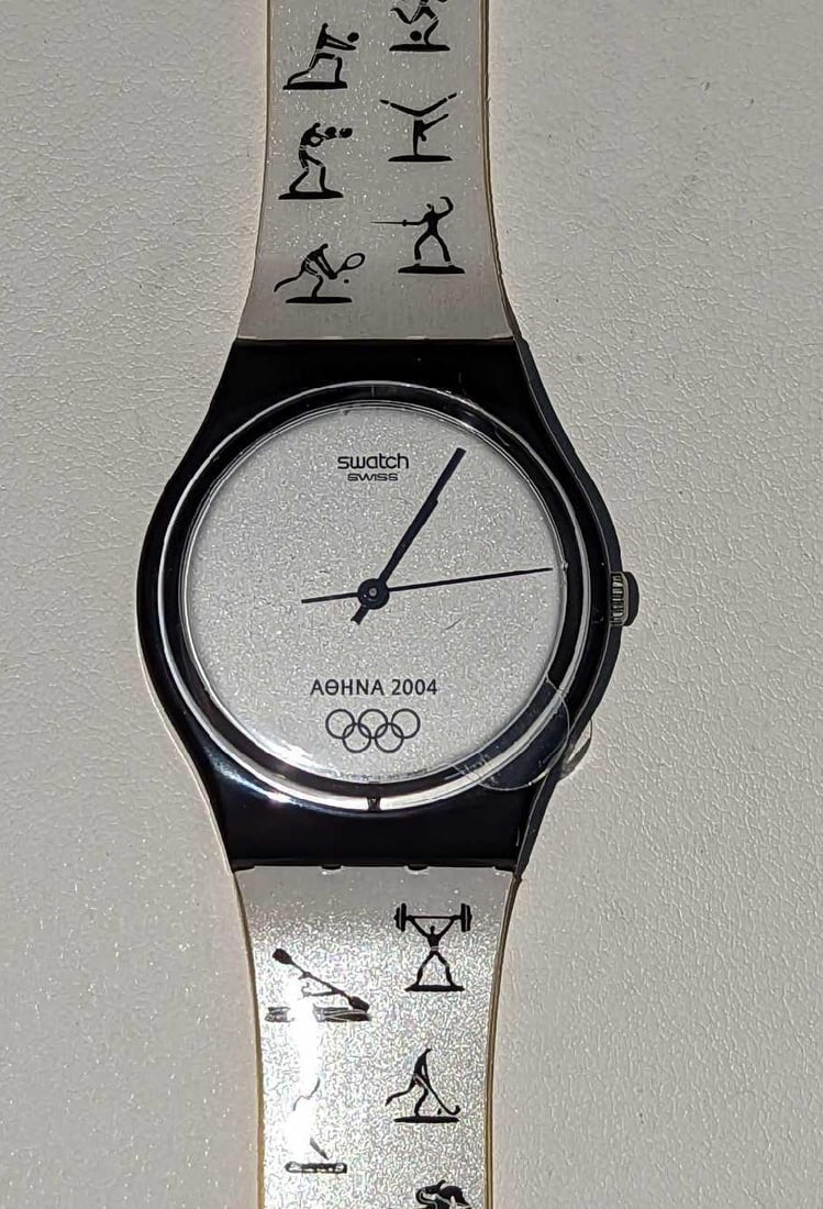 Retired 2004 Athlimiata Olympic Special Swatch Watch (1 of 9)