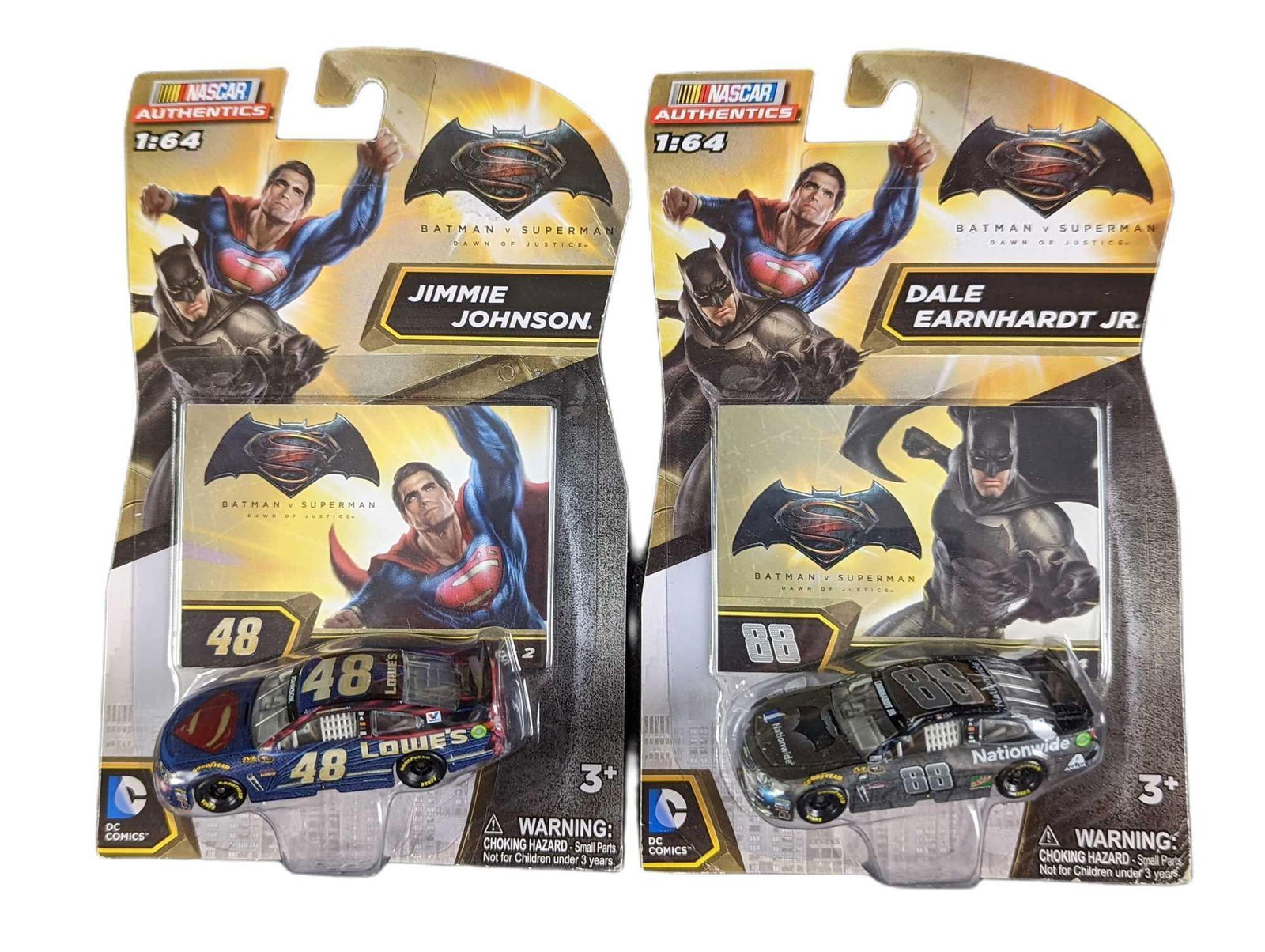 NASCAR Superman Vs Batman Diecast Cars (1 of 4)