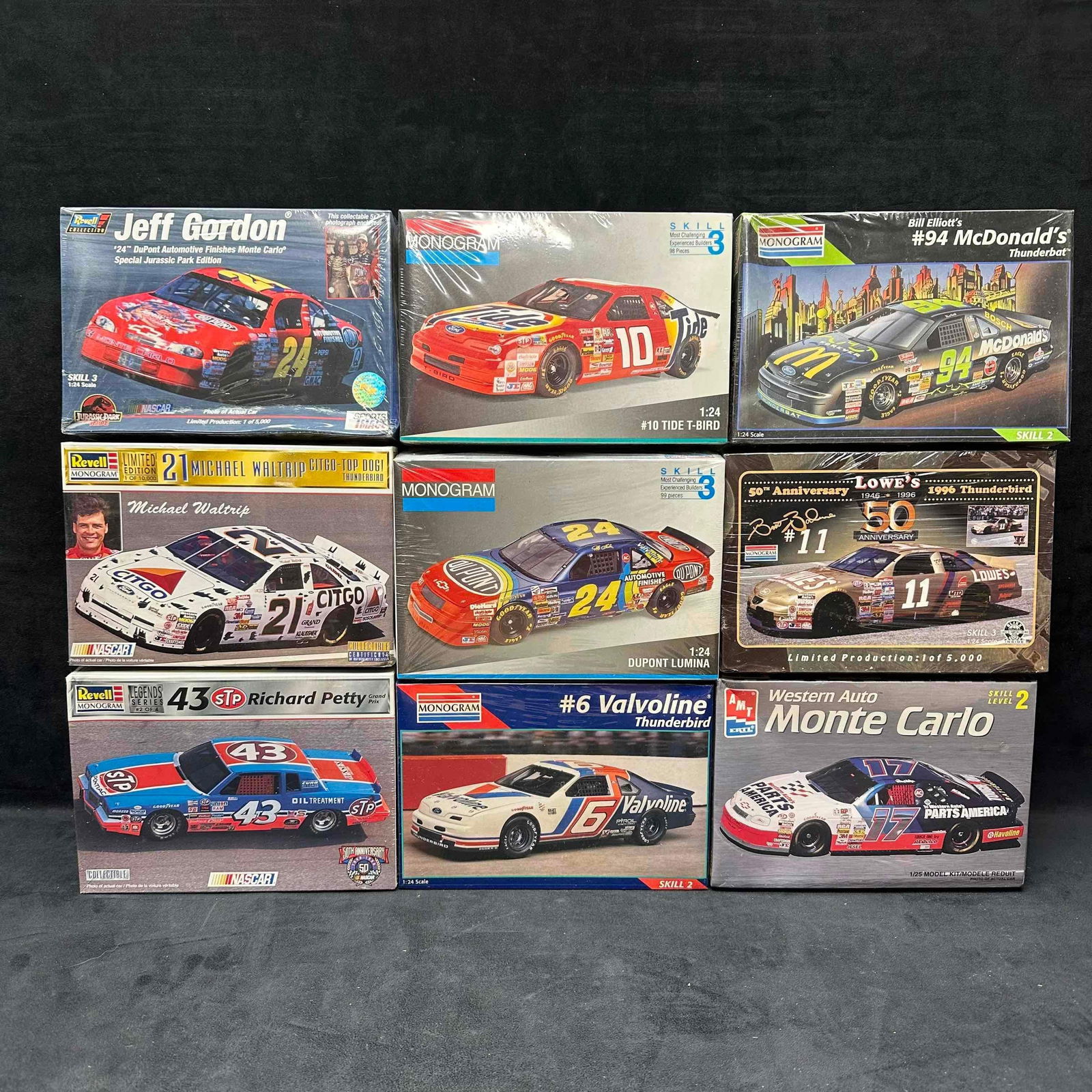 NASCAR Monogram Revell Ertl Model Kit Set Jeff Gordon McDonald's Batman Forever Nine 9 (1 of 5)
