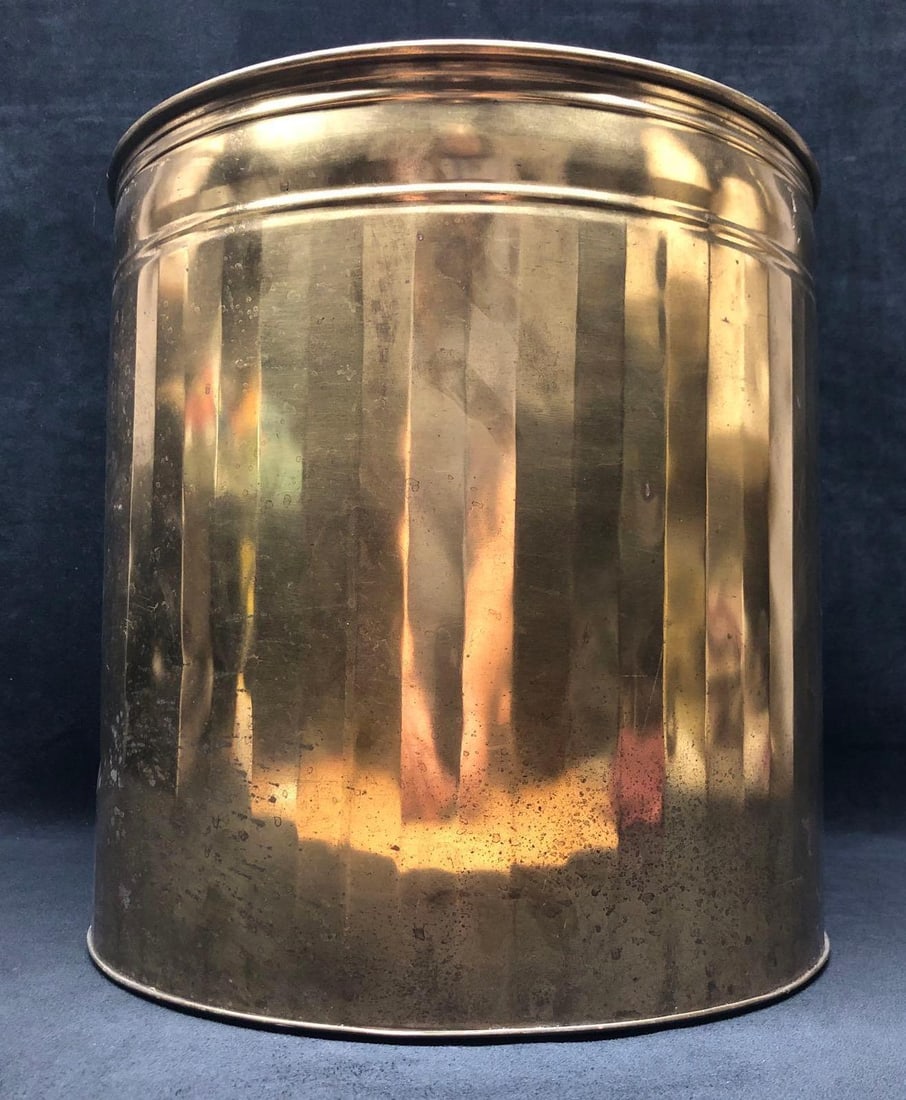 Vintage Hosley Solid Brass Planter #BS46140 (1 of 9)