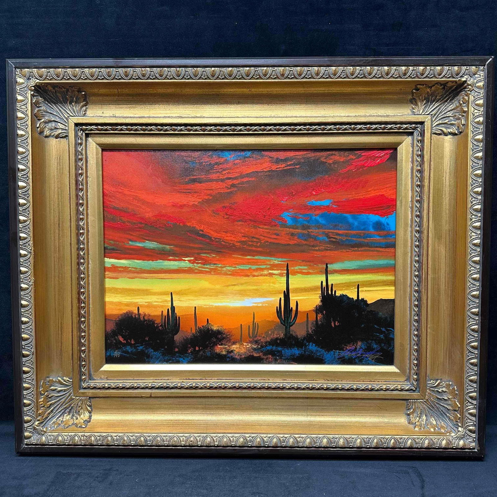 Dale Terbush S/N When You Find Your Heart Hand Remarqued Giclee on Canvas Framed R146 (1 of 14)