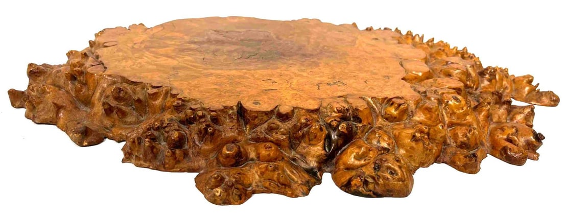 Burled Walnut Large Display Stand (1 of 16)