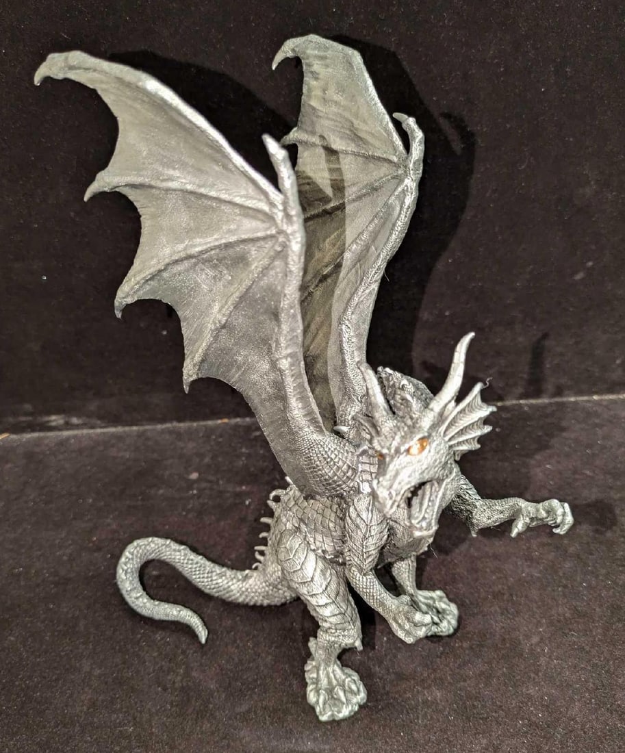 Rawcliffe Pewter Roaring 8" Dragon Figurine (1 of 7)
