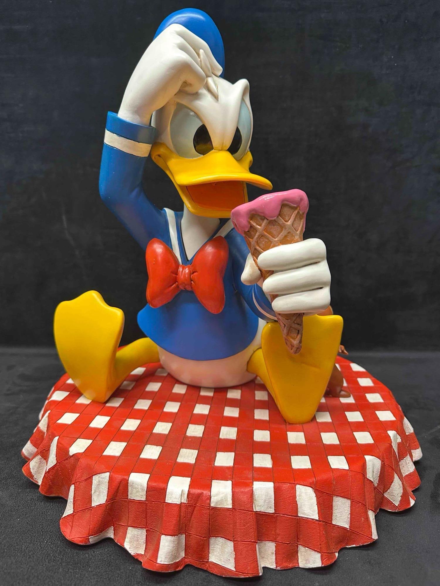 Art of Disney Donald Duck Chip and Dale Ice Cream Big Fig Figure Figurine Statue Brian Blackmore (1 of 15)