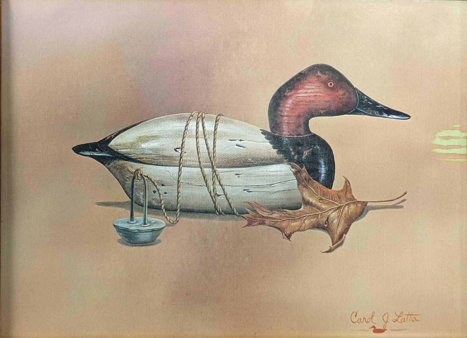 Duck Decoy Framed Art By Artist Carol J Latta (1 of 5)