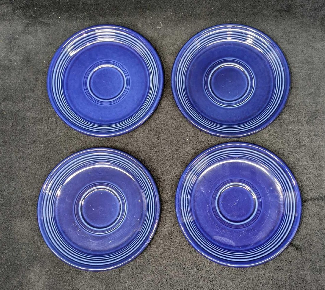 4 Twilight Fiestaware Saucers A (1 of 7)