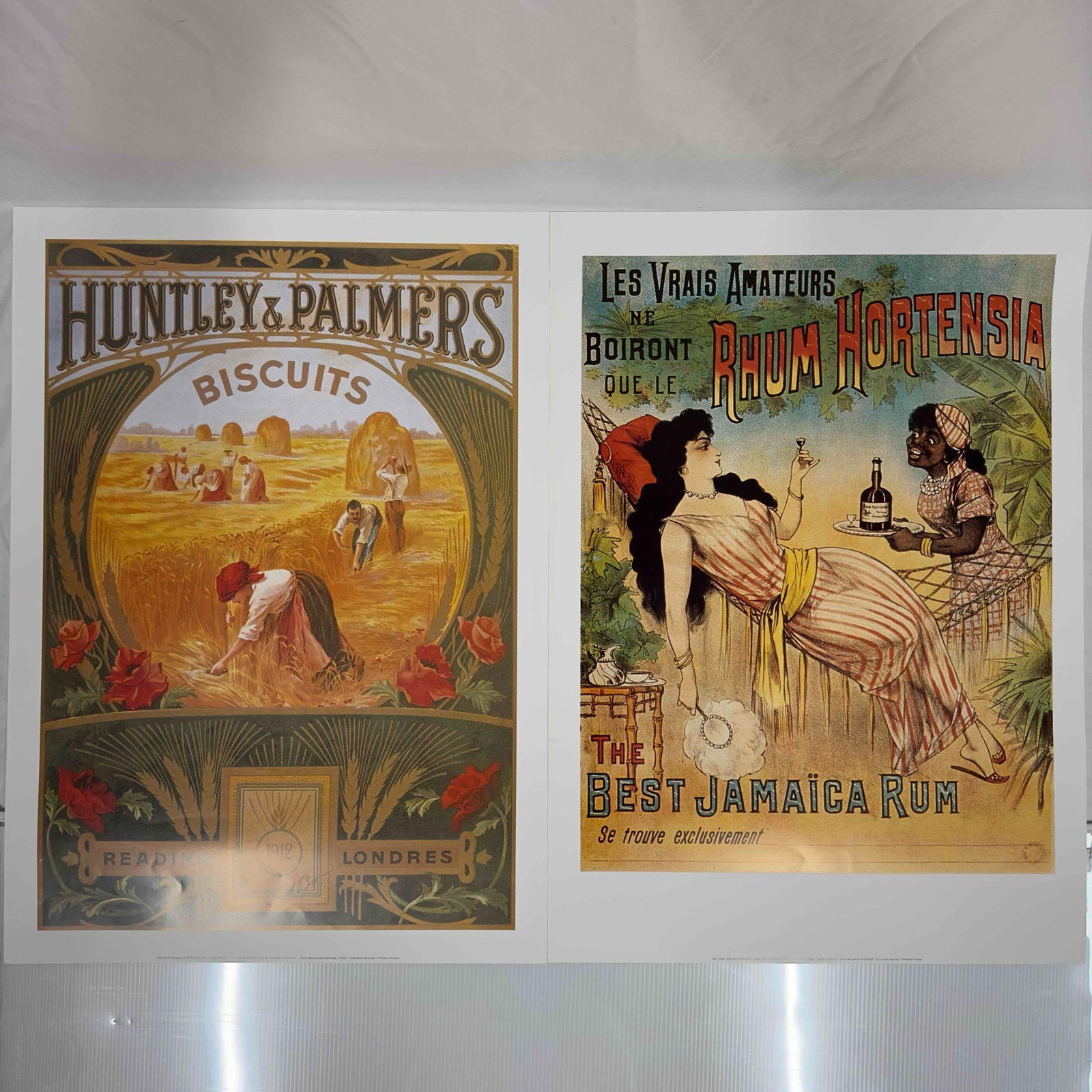 French Ad Poster Cartexpo Vintage Food Liquor Advertisement Posters Print Set Collection: French Ad Poster Cartexpo Vintage Food Liquor Advertisement Posters Print Set Collection. A few noticeable creases on the posters, minor tears, and some wear on the edges. These items are in good pre-