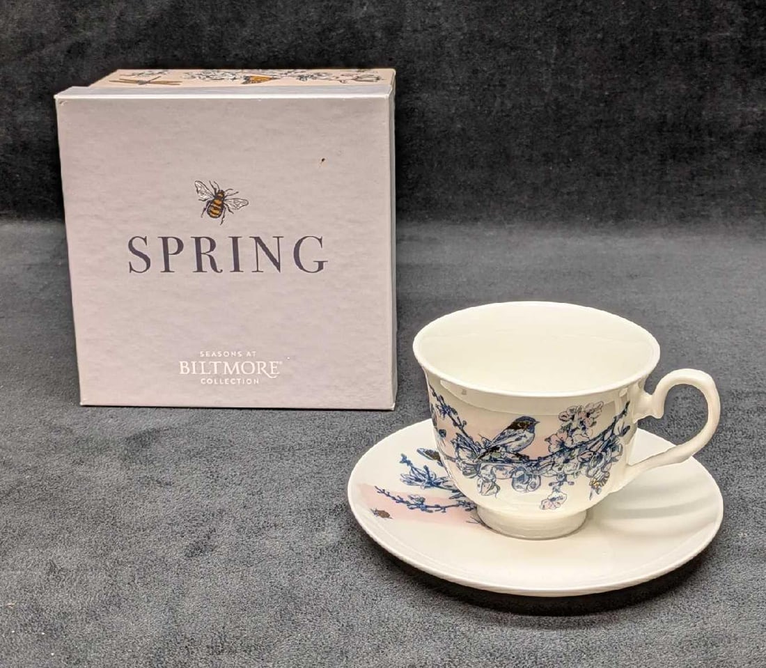 Seasons at Biltmore Spring Celebration Teacup & Saucer (1 of 9)