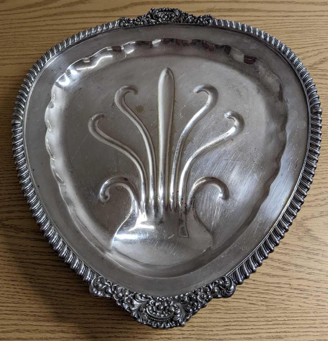 Vintage Reed & Barton Silver Plated Footed Meat Tray (1 of 7)