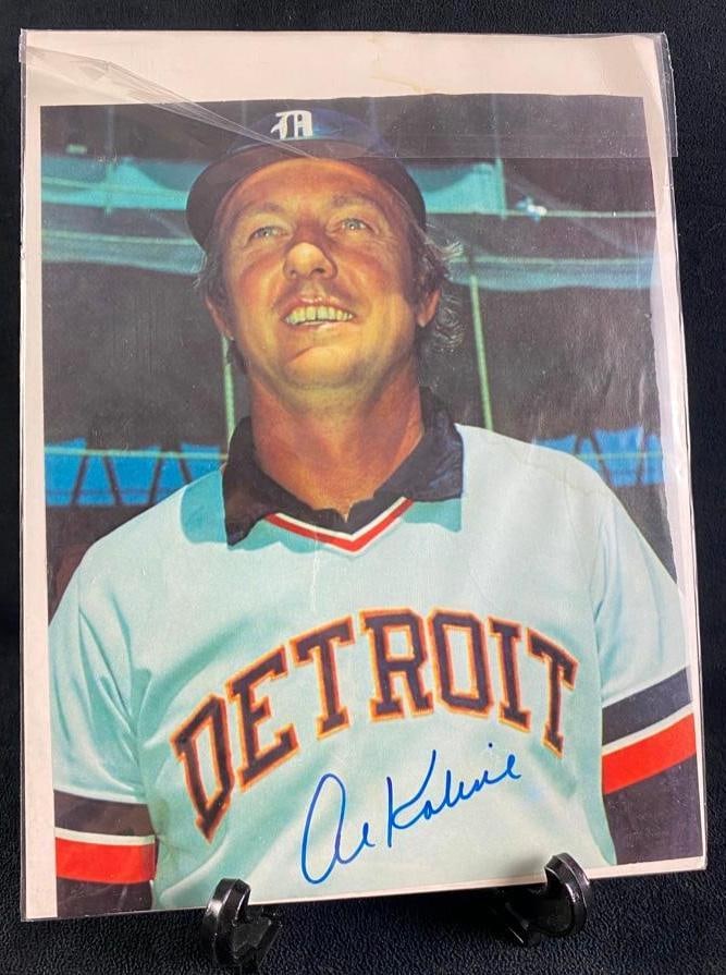 Autographed Al Kaline Baseball Photograph (1 of 5)