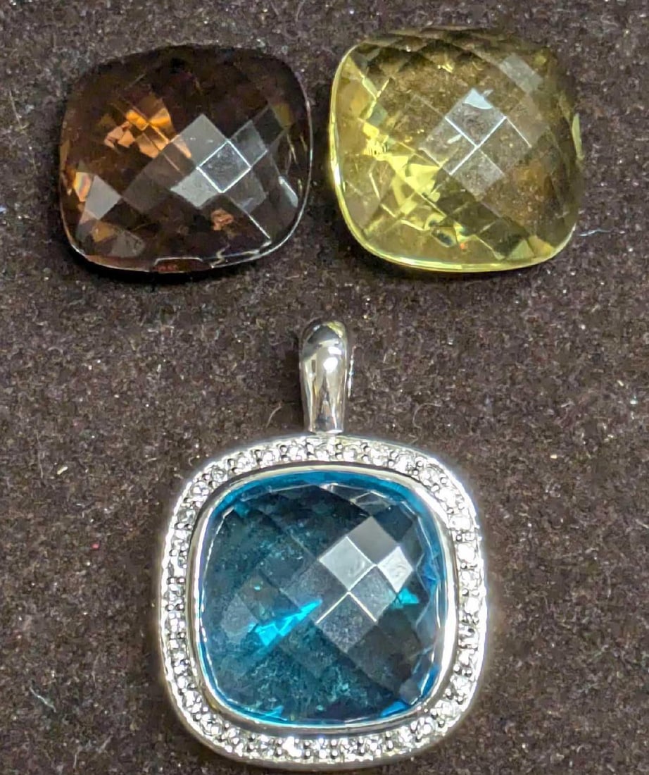 Joan Rivers Silvertone Interchangeable Pendant (1 of 5)