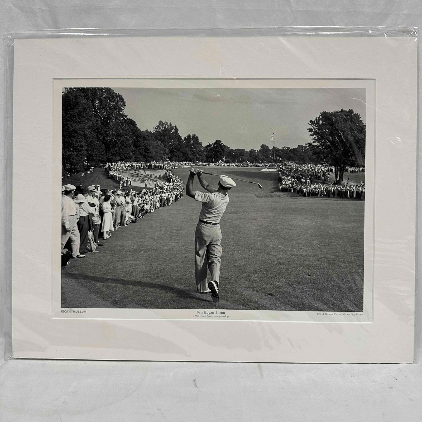 Ben Hogan 1950 U.S. Open Championship 1-Iron Shot USGA Photo Print 20 x 16 Peskin (1 of 6)
